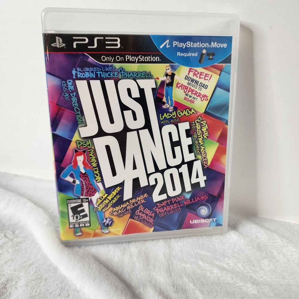 Just Dance 2014 Sony PlayStation 3 PS3 Ubisoft Rhythm Game Move Required
